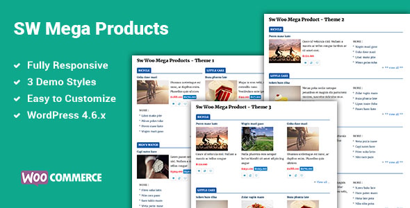Mega Products WooCommerce WordPress Plugin 1.0.0
