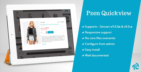 Pzen Quick View for Zencart Nulled