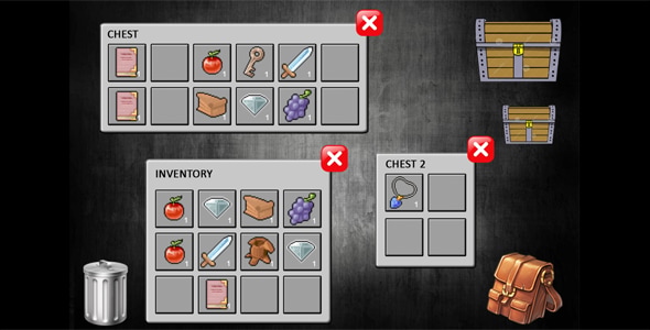 RPG Inventory System for games – CAPX included