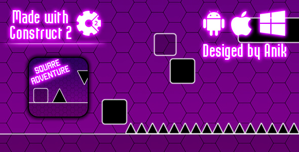 Square Adventure – HTML5 Game (CAPX)