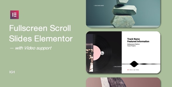 Fullscreen Scroll for Elementor Nulled