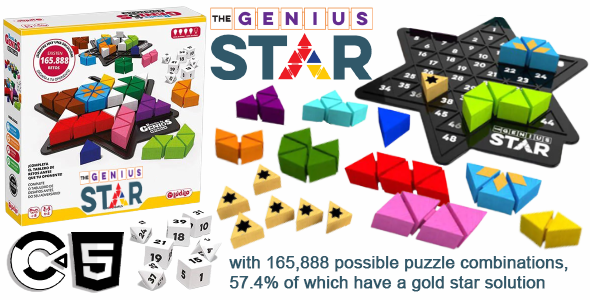 Genius Star (HTML5 Game – Construct 3)
