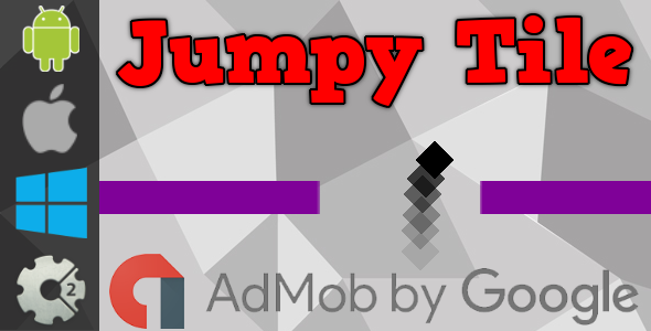 Jumpy Tile – HTML5 Game + Admob (Construct 2 – CAPX)