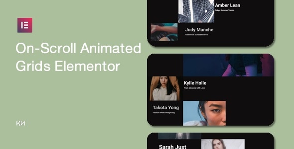 On-Scroll Animated Grid for Elementor Nulled