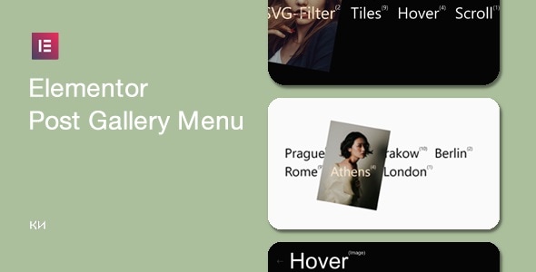 Post Gallery Menu for Elementor Nulled
