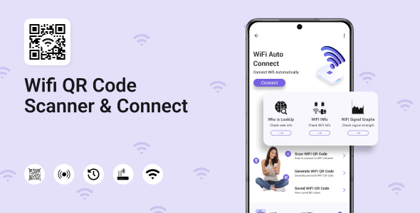WiFi Auto Connect – Who Use My WiFi – WiFi QR Scanner,Creator – WIfi Information Nulled