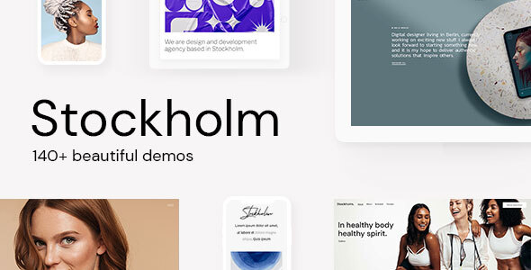 Stockholm – Elementor WordPress Theme for Creative Business & WooCommerce