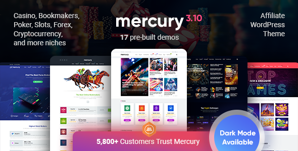 Mercury – Affiliate WordPress Theme
