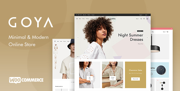 Goya – Modern WooCommerce Theme Nulled