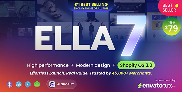Ella – Multipurpose Shopify Theme OS 3.0 (Theme Block)