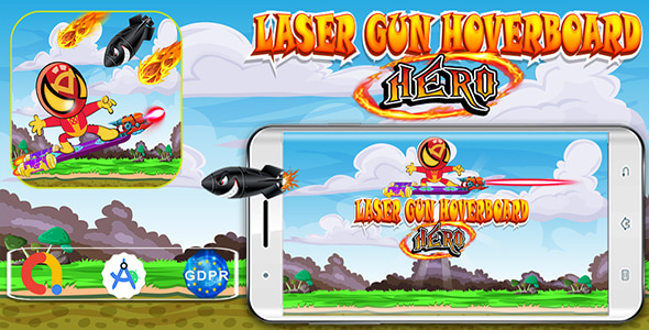 Laser Gun Hoverboard (Android Studio Updated project) – With ADMOB Nulled