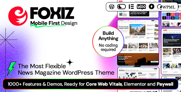 Foxiz – Newspaper News & Magazine WordPress