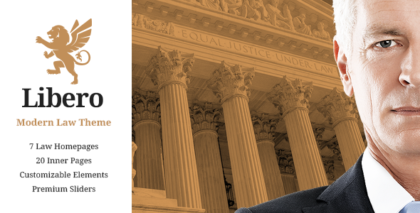 Libero – Lawyer WordPress Theme