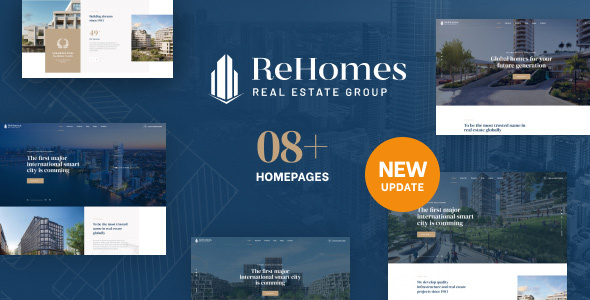 Rehomes – Real Estate Group WordPress Theme Nulled