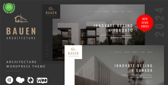 BAUEN – Architecture & Interior Elementor WordPress Theme