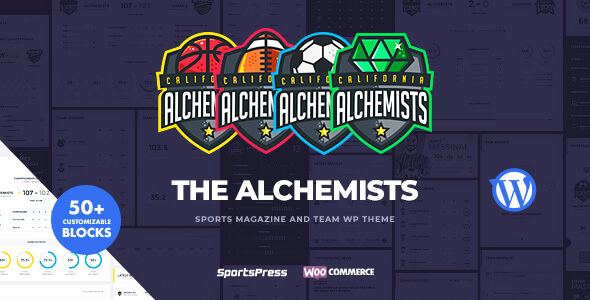 Alchemists – Sports, eSports & Gaming Club and News WordPress Theme