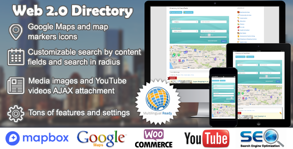 Web 2.0 Directory plugin for WordPress Nulled