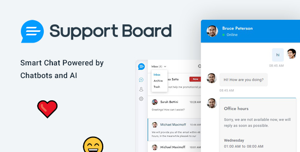 Support Board – AI Chat & Ticket