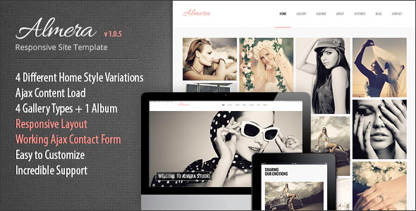Almera Responsive Portfolio Site Template Review