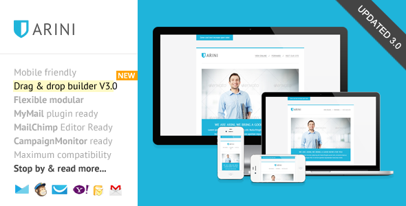 Arini Review: Responsive Newsletter Builder