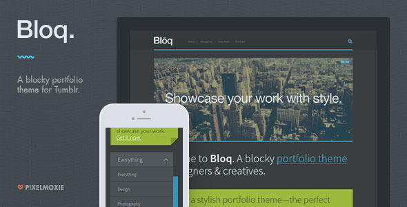 Bloq Review: Blocky Portfolio Theme for Tumblr Nulled