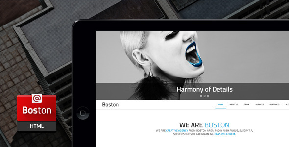 Boston – Corporate Parallax HTML Template Review: Clean