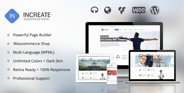 inCreate Review: Multipurpose Corporate Theme Nulled