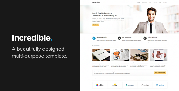 Incredible Responsive HTML Template Review: Business