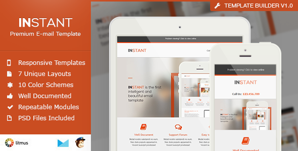 Instant – Business Responsive Email Template Review
