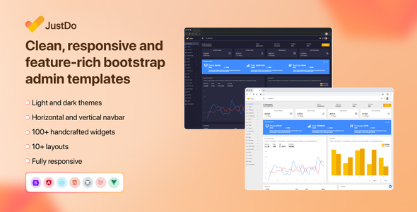 JustDo – Responsive Bootstrap Admin Template Review