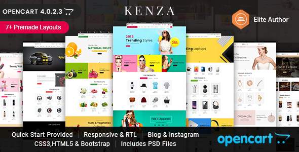 Kenza – Responsive Opencart 3 Theme Review: Fast