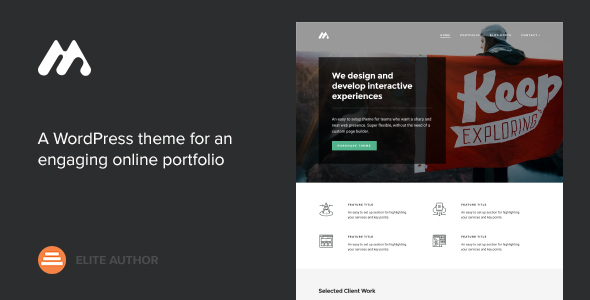 Meth – A Minimal One Page Portfolio Theme Review