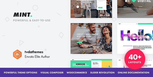Mint – Creative Multi-Purpose WordPress Theme Review