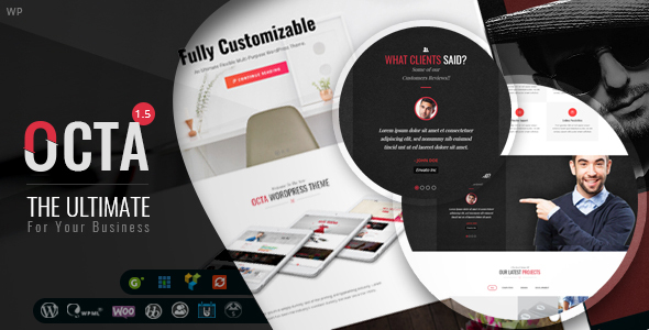 OCTA – Multipurpose WordPress Theme Review: Corporate