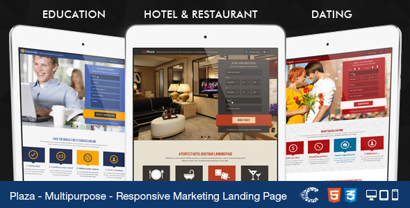 Plaza Review: Multipurpose Landing Page Theme Nulled