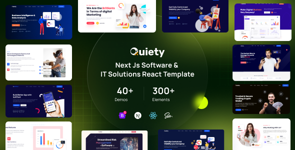 Quiety – Nextjs Software & IT Solutions Template Review