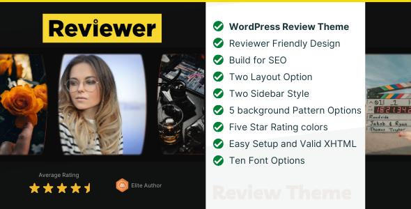 Reviewer – WP Theme for Entertainment Reviews Review Nulled