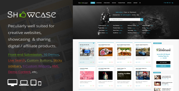 Showcase WordPress Theme Review: Grid Blog Power
