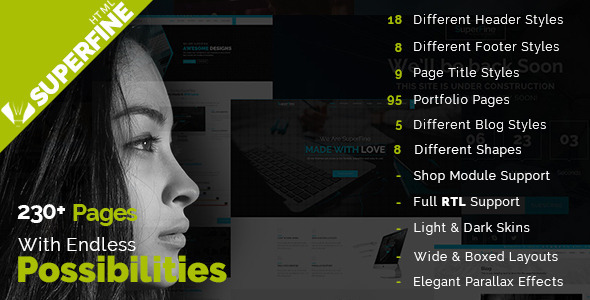 SuperFine HTML5 Template Review: Clean Corporate