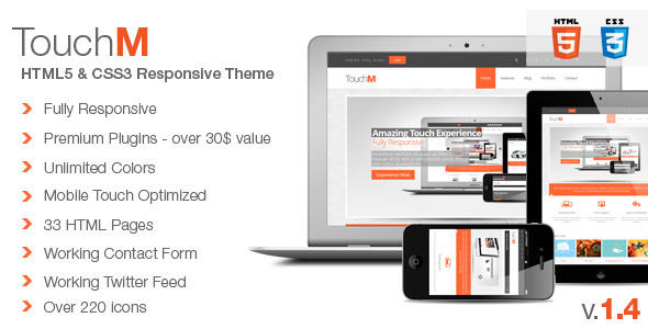 TouchM Premium HTML5 Review: Multipurpose Corporate