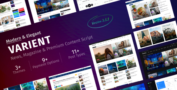 Varient – News, Magazine & Premium Content Script Nulled