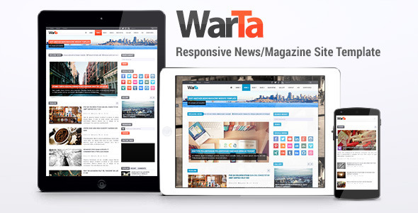 Warta – News/Magazine Site Template Review: Clean