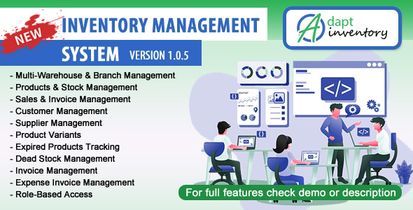Adapt Inventory Management System Review: PHP Stock 1.0.4