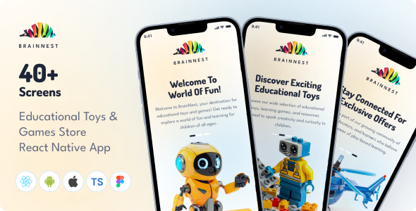 BrainNest Review: Educational Toys Store App Nulled