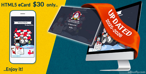 Christmas Calendar Card v1 Review: Canvas Advent Nulled