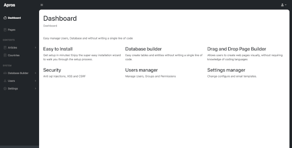 Dynamic Admin Professional Review: Visual Builder