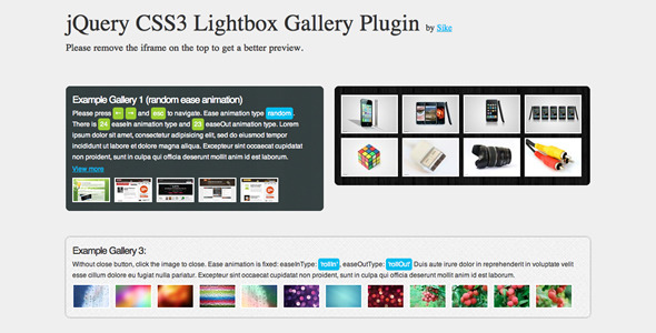 jQuery CSS3 Lightbox Gallery Plugin Review: Fast Nulled