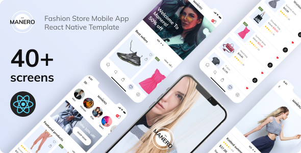 Manero Review: Fashion E-Commerce React Native App