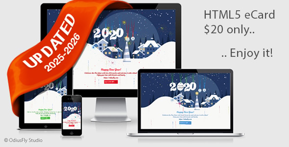 Merry Christmas & Happy New Year Card v3 Review: Festive Nulled