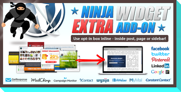Ninja Widget Extra Add-on Review: Handy Add-on